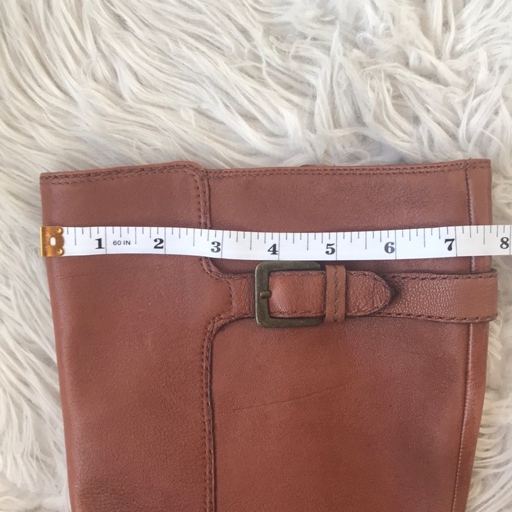 Cole Haan Nike Air High Heel Boots Leather Brown - Picture 12 of 16